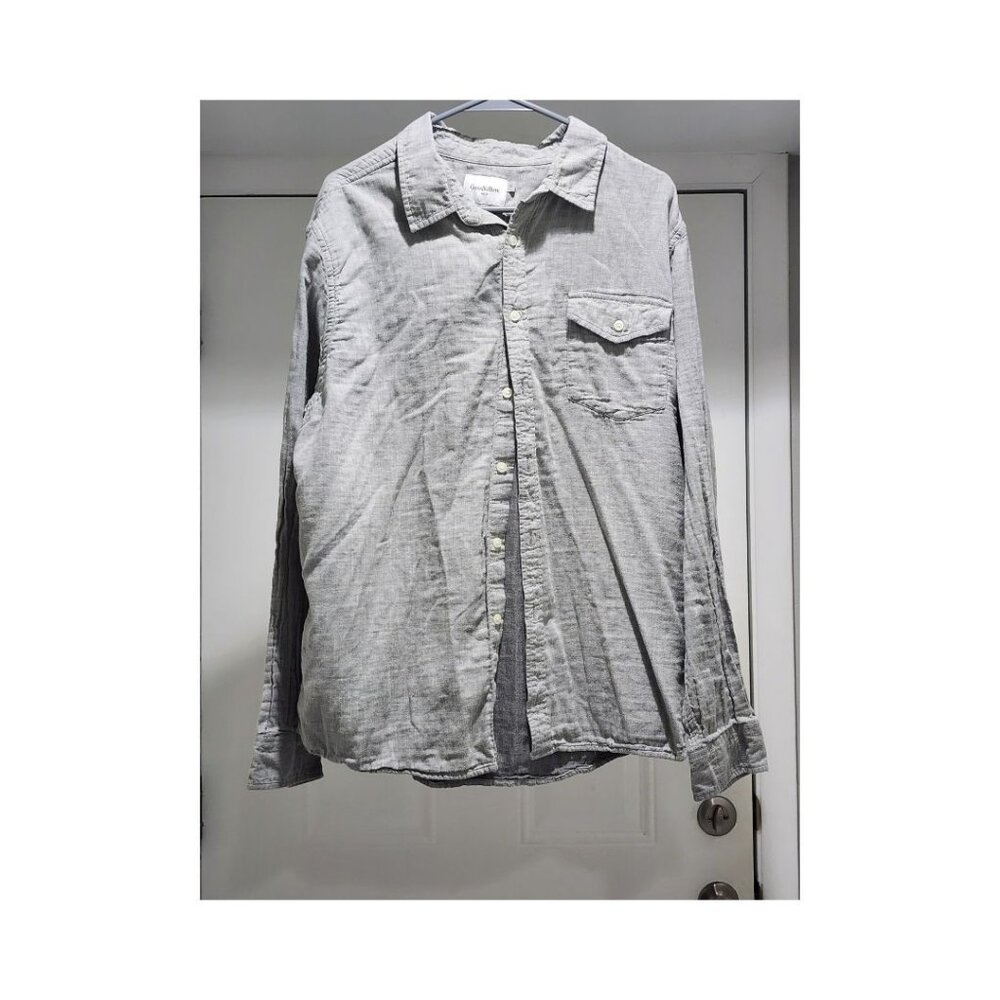 Goodfellow & Co Lenin Button-Up Long Sleeve Shirt